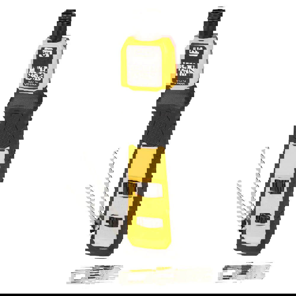 Electrical Test Equipment Accessories; Accessory Type: Blade ; For Use With: Punchdown Tool ; Color: Yellow; Black ; Includes: Punchdown Tool, Extended Reach Blade, Spudger, Wire Pick ; UNSPSC Code: 43223343